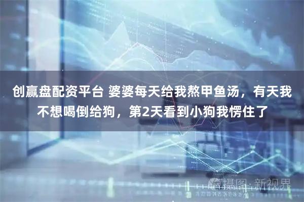 创赢盘配资平台 婆婆每天给我熬甲鱼汤，有天我不想喝倒给狗，第2天看到小狗我愣住了