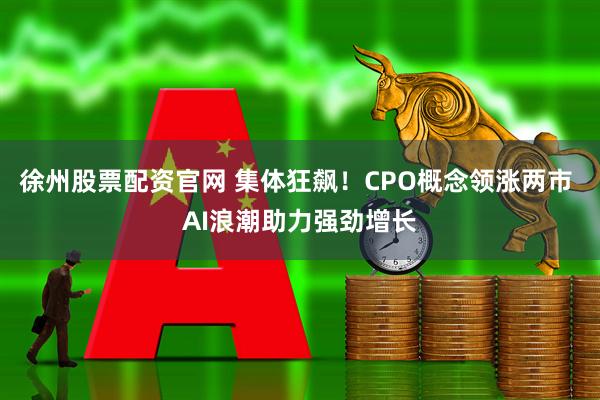 徐州股票配资官网 集体狂飙！CPO概念领涨两市 AI浪潮助力强劲增长
